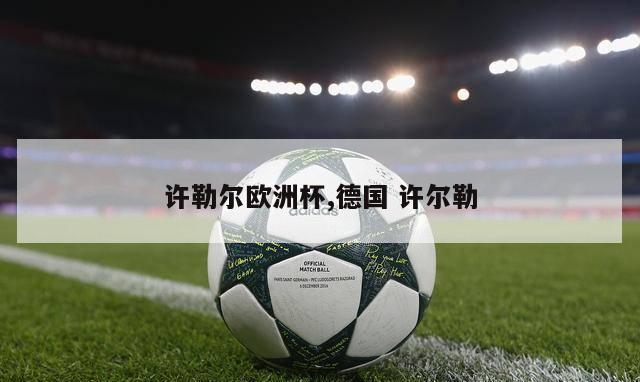 许勒尔欧洲杯,德国 许尔勒