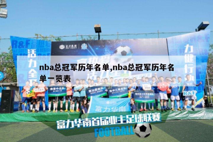 nba总冠军历年名单,nba总冠军历年名单一览表